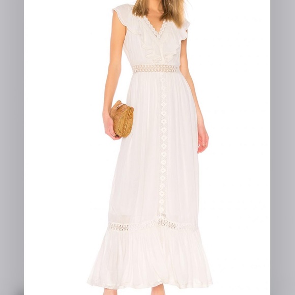 House of Harlow 1960 Dresses & Skirts - House Of Harlow X Revolve Cream White Maxi 1960 Mora Dress